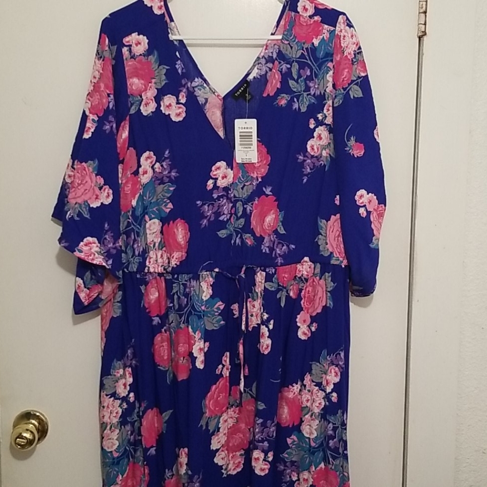Blue Flower Dress